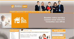 Desktop Screenshot of domuneo-emplois.fr
